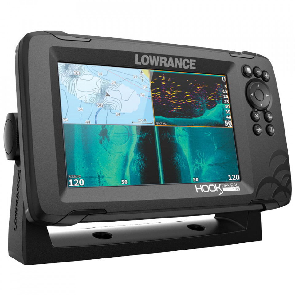 Lowrance Hook Reveal 7 splitshot Combo